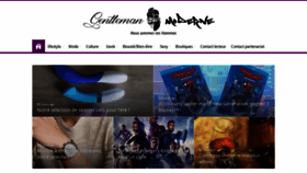 What Gentlemanmoderne.com website looked like in 2019 (5 years ago)
