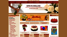 What Gifts-to-india.com website looked like in 2019 (5 years ago)