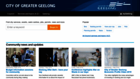What Geelongaustralia.com.au website looked like in 2019 (4 years ago)