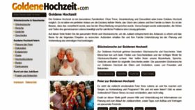 What Goldenehochzeit.com website looked like in 2019 (4 years ago)