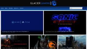What Glaciergaming.co.uk website looked like in 2019 (4 years ago)