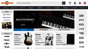 What Gear4music.ch website looked like in 2019 (5 years ago)