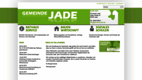 What Gemeinde-jade.de website looked like in 2019 (5 years ago)