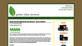 What Greenideareviews.com website looked like in 2019 (5 years ago)