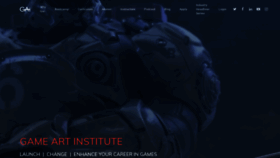 What Gameartinstitute.com website looked like in 2019 (4 years ago)