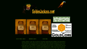 What Goldenjackass.com website looked like in 2019 (4 years ago)