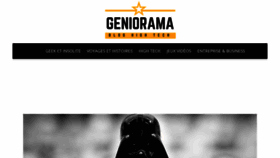 What Geniorama.com website looked like in 2019 (4 years ago)