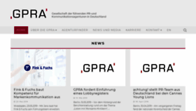 What Gpra.de website looked like in 2019 (4 years ago)