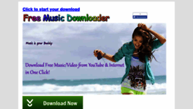 What Getfreemusic.world website looked like in 2019 (4 years ago)