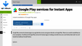 What Google-play-services-for-instant-apps.en.uptodown.com website looked like in 2019 (4 years ago)