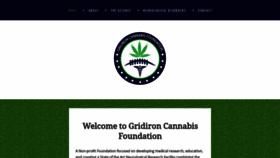What Gridironcannabis.org website looked like in 2019 (4 years ago)