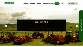 What Galuotas.lt website looked like in 2019 (4 years ago)
