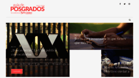 What Guiadeposgrados.mx website looked like in 2019 (6 years ago)