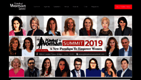 What Globalwomansummit.com website looked like in 2019 (4 years ago)
