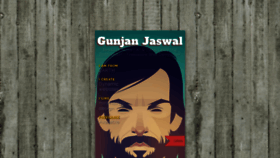What Gunjanjaswal.me website looked like in 2019 (4 years ago)