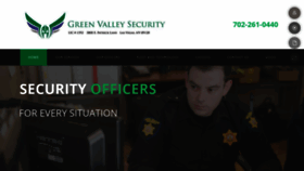 What Greenvalleysecuritylv.com website looked like in 2019 (4 years ago)