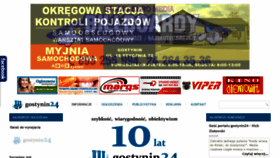 What Gostynin24.pl website looked like in 2019 (4 years ago)