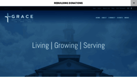 What Gracenc.org website looked like in 2019 (4 years ago)