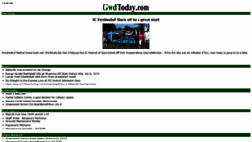 What Gwdtoday.com website looked like in 2019 (4 years ago)