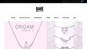 What Gohe.es website looked like in 2019 (4 years ago)