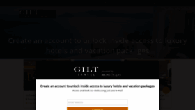 What Gilttravel.com website looked like in 2019 (4 years ago)