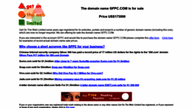 What Gfpc.com website looked like in 2019 (4 years ago)