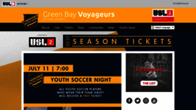 What Greenbayvoyageurs.com website looked like in 2019 (4 years ago)