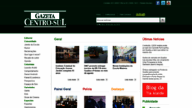 What Gazetacentro-sul.com.br website looked like in 2019 (4 years ago)