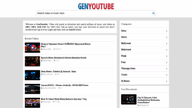 What Genyoutube.live website looked like in 2019 (4 years ago)