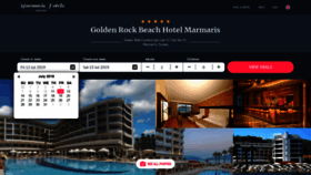 What Golden-rock-beach.hotels-of-marmaris.com website looked like in 2019 (4 years ago)