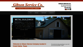 What Gibsonserviceco.com website looked like in 2019 (4 years ago)