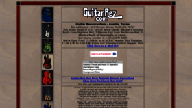What Guitarrez.com website looked like in 2019 (4 years ago)