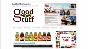 What Goodstuffdist.com website looked like in 2019 (4 years ago)
