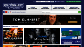 What Gearslutz.com website looked like in 2019 (5 years ago)