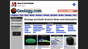 What Geology.com website looked like in 2019 (4 years ago)