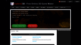 What Gamemaker3d.com website looked like in 2019 (4 years ago)