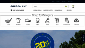 What Golfgalaxy.com website looked like in 2019 (4 years ago)