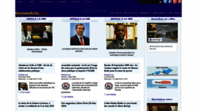 What Guineeactu.info website looked like in 2019 (4 years ago)