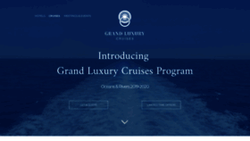 What Grandluxurycruises.com website looked like in 2019 (4 years ago)