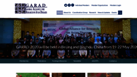 What Garad.org website looked like in 2019 (4 years ago)