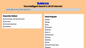 What Guideline.live website looked like in 2019 (5 years ago)