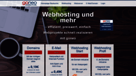 What Goneo.de website looked like in 2019 (4 years ago)