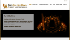 What Goldendawnancientmysteryschool.com website looked like in 2019 (4 years ago)
