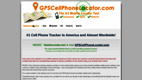 What Gpscellphonelocator.com website looked like in 2019 (4 years ago)