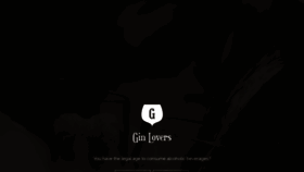 What Ginlovers.pt website looked like in 2019 (4 years ago)