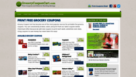 What Grocerycouponcart.com website looked like in 2019 (4 years ago)