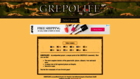 What Grepolife.com website looked like in 2019 (4 years ago)