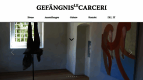 What Gefaengnislecarcerigalerie.it website looked like in 2019 (6 years ago)
