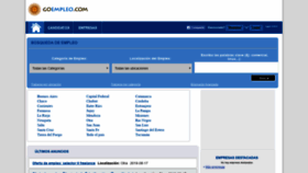 What Goempleo.com website looked like in 2019 (4 years ago)