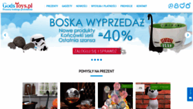What Godstoys.pl website looked like in 2019 (4 years ago)